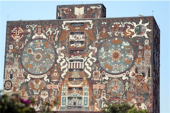 Mosaics on the Mexico University Library