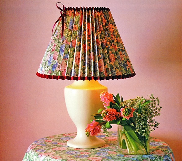 Pleated Paper LampShade